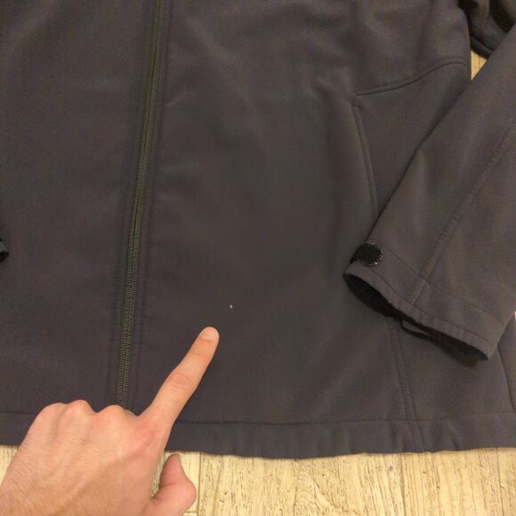 Marmot Mens XL Black Full Zip Soft Shell Nylon Jacket Coat Gorpcore Hiking - Picture 4 of 8